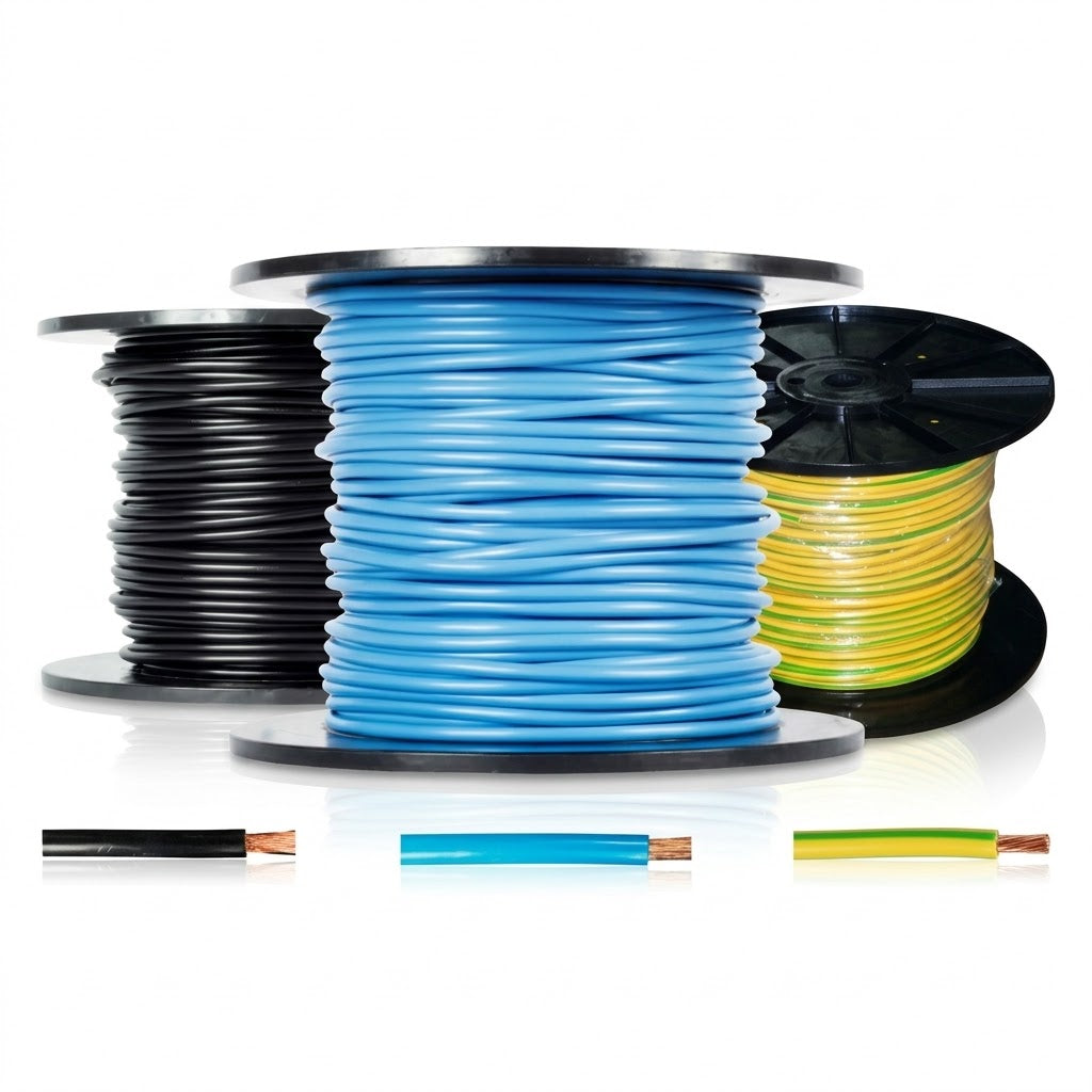 Aderleitung flexibel H07V-K 1x10 mm² / 1x16 mm² mehrere Farben Meterware